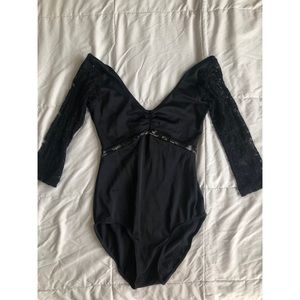 Class in brand leotard style 889 lace sleeves